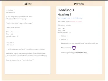Markdown Previewer